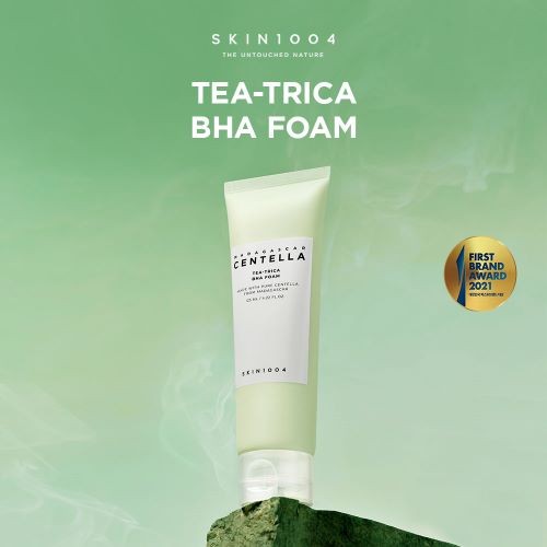 Madagascar Centella Tea-Trica BHA Foam 4.22 fl.oz, 125ml, Professional Cleansing Care and Relief to Acne-Prone Skin